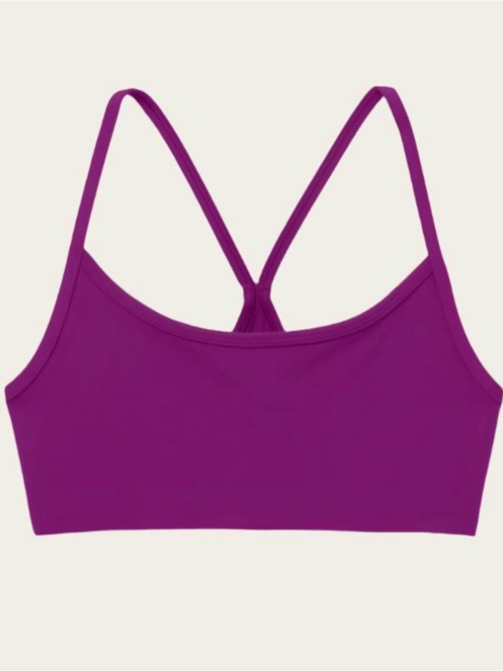 Vuori AllTheFeels Bra Magenta Berry Pink Sports Bra